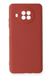 CepteToptan Xiaomi Mi 10T Lite Kılıf Nano içi Kadife Silikon - Kiremit - DROPX1623-5766