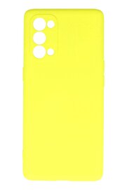 CepteToptan Oppo Reno 5 Pro Kılıf First Silikon - Sarı - DROPX7957-2848