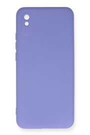 CepteToptan Xiaomi Redmi 9A Kılıf Nano içi Kadife Silikon - Lila - DROPX7045-2692