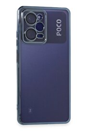 CepteToptan Xiaomi Poco X5 Pro 5G Kılıf Lensli Silikon - Açık Mavi - DROPX8280-1515