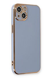 CepteToptan iPhone 13 Kılıf Volet Silikon - Mavi - DROPX2075-4813