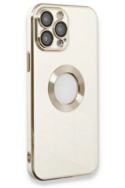 CepteToptan iPhone 13 Pro Max Kılıf Store Silikon - Beyaz - DROPX4958-8715
