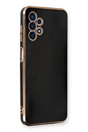 CepteToptan Samsung Galaxy A13 4G Kılıf Volet Silikon - Siyah - DROPX8672-3894