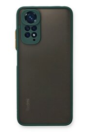 CepteToptan Xiaomi Redmi Note 11 Kılıf Montreal Silikon Kapak - Yeşil - DROPX3714-3504