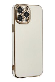 CepteToptan iPhone 14 Pro Max Kılıf Volet Silikon - Beyaz - DROPX5199-9215