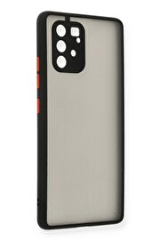 CepteToptan Samsung Galaxy A91 / S10 Lite Kılıf Montreal Silikon Kapak - Siyah - DROPX3469-1496