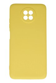 CepteToptan Xiaomi Redmi Note 9 5G Kılıf Nano içi Kadife Silikon - Sarı - DROPX6959-6745