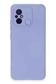 CepteToptan Xiaomi Redmi 12C Kılıf Nano içi Kadife Silikon - Lila - DROPX8163-1683