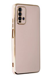 CepteToptan Xiaomi Redmi 9T Kılıf Volet Silikon - Pembe - DROPX5926-8407