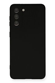 CepteToptan Samsung Galaxy S21 Kılıf Nano içi Kadife Silikon - Siyah - DROPX2331-6361