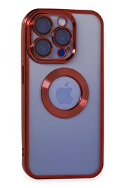 CepteToptan iPhone 15 Pro Max Kılıf Slot Silikon - Kırmızı - DROPX9578-9341
