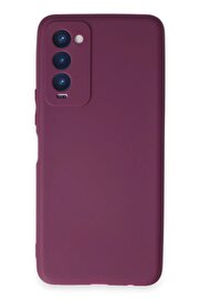 CepteToptan Tecno Camon 18 Kılıf First Silikon - Mor - DROPX8533-2239