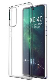 CepteToptan Samsung Galaxy Note 20 Kılıf Lüx Şeffaf Silikon - DROPX5890-3865