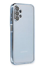 CepteToptan Samsung Galaxy A13 4G Kılıf Lensli Silikon - Açık Mavi - DROPX2503-1006
