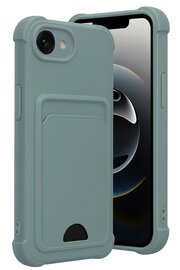 CepteToptan Apple iPhone 16E Kelvin Kartvizitli Silikon - Açık Yeşil - DROPX7208-4933