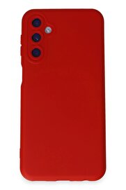CepteToptan Samsung Galaxy M34 5G Kılıf Nano içi Kadife Silikon - Kırmızı - DROPX7463-2071