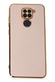 CepteToptan Xiaomi Redmi Note 9 Kılıf Volet Silikon - Pembe - DROPX7979-9058