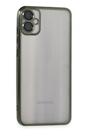 CepteToptan Samsung Galaxy A05 Kılıf Lensli Silikon - Yeşil - DROPX8585-9672