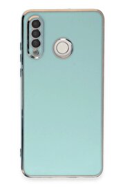 CepteToptan Huawei P30 Lite Kılıf Volet Silikon - Açık Yeşil - DROPX3232-4977