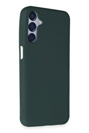 CepteToptan Samsung Galaxy M15 Kılıf First Silikon - Koyu Yeşil - DROPX3434-4626