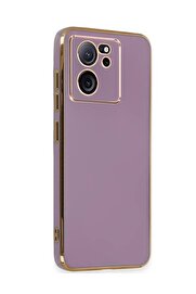 CepteToptan Xiaomi Mi 13T Pro Kılıf Volet Silikon - Mor - DROPX3989-8102