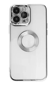 CepteToptan iPhone 14 Pro Kılıf Slot Silikon - Gümüş - DROPX5737-3186