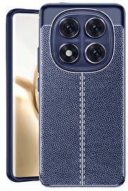 CepteToptan Xiaomi Redmi Note 14 Pro 4G Kılıf Auto Focus Kapak - Lacivert - DROPX7102-7133