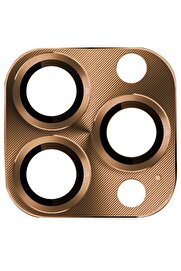 CepteToptan iPhone 16 Pro Max Pers Alüminyum Kamera Lens - Desert - DROPX9812-3938