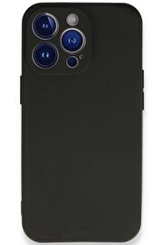 CepteToptan iPhone 14 Pro Kılıf First Silikon - Siyah - DROPX7660-1613
