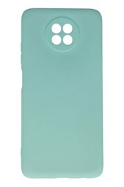 CepteToptan Xiaomi Redmi Note 9 5G Kılıf Nano içi Kadife Silikon - Turkuaz - DROPX3651-2166