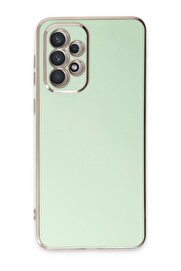 CepteToptan Samsung Galaxy A73 5G Kılıf Volet Silikon - Açık Yeşil - DROPX2212-1964