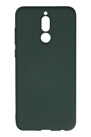 CepteToptan Huawei Mate 10 Lite Kılıf Nano içi Kadife Silikon - Koyu Yeşil - DROPX1036-4218