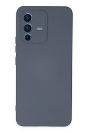 CepteToptan Vivo V23 5G Kılıf Nano içi Kadife Silikon - Gri - DROPX8869-2799
