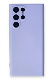 CepteToptan Samsung Galaxy S23 Ultra Kılıf Nano içi Kadife Silikon - Lila - DROPX9661-9117