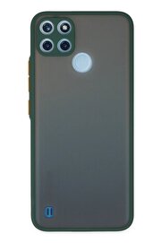 CepteToptan Realme C21Y Kılıf Montreal Silikon Kapak - Yeşil - DROPX8087-5043