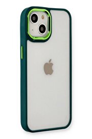 CepteToptan iPhone 14 Plus Kılıf Dora Kapak - Haki Yeşil - DROPX1432-3937