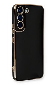 CepteToptan Samsung Galaxy S22 Plus Kılıf Volet Silikon - Siyah - DROPX1917-2677