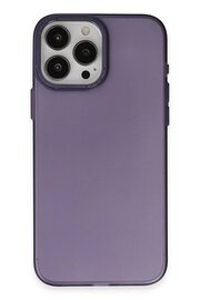CepteToptan iPhone 15 Pro Kılıf Modos Metal Kapak - Derin Mor - DROPX1670-8111