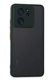 CepteToptan Xiaomi Mi 13T Pro Kılıf Montreal Silikon Kapak - Yeşil - DROPX3491-6025