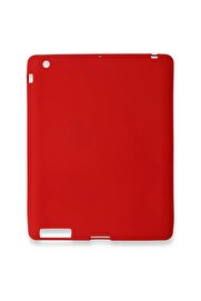 CepteToptan iPad 4 9.7 Kılıf Evo Tablet Silikon - Kırmızı - DROPX3697-2414