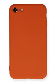 CepteToptan iPhone 7 Kılıf Nano içi Kadife Silikon - Kırmızı - DROPX8700-3275