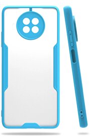 CepteToptan Xiaomi Mi 10T Lite Kılıf Platin Silikon - Mavi - DROPX6990-7726