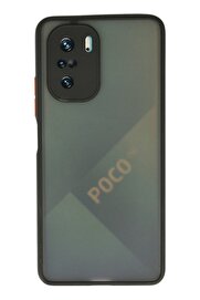 CepteToptan Xiaomi Poco F3 Kılıf Montreal Silikon Kapak - Siyah - DROPX2704-1259