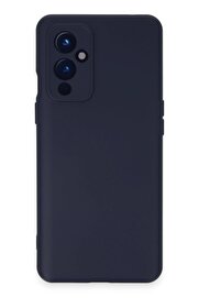 CepteToptan One Plus 9 Kılıf Nano içi Kadife Silikon - Lacivert - DROPX5306-4476