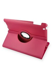 CepteToptan iPad 4 9.7 Kılıf 360 Tablet Deri Kılıf - Pembe - DROPX5383-8154