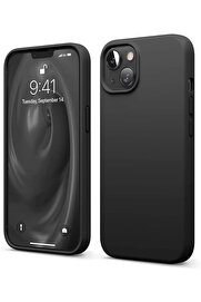 CepteToptan iPhone 14 Kılıf First Silikon - Siyah - DROPX8854-3680