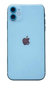 CepteToptan iPhone 11 Neon Fosforlu Kamera Lens - Mavi - DROPX1559-6772