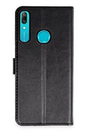 CepteToptan Huawei Y6 Prime Kılıf Trend S Plus Kapaklı Kılıf - Siyah - DROPX2705-8704