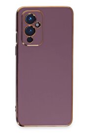 CepteToptan One Plus 9 Kılıf Volet Silikon - Mor - DROPX9244-5531