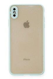 CepteToptan iPhone X Kılıf Montreal Silikon Kapak - Turkuaz - DROPX5340-4402